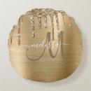 Search for metallic gold cushions Girly