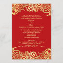 Search for hindu wedding programmes Red