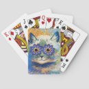 Search for orange cat playing cards Vintage