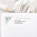 Search for rustic blue wedding return address labels Minimalist