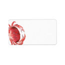 Search for crab return address labels Seafood