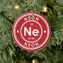Search for periodic table elements christmas tree decorations Chemical