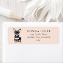 Search for cute shih tzu return address labels Modern