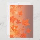 Search for maple leaves invitations Autumn