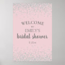 Search for elegant bridal shower posters Blush pink