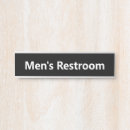 Search for restroom signs Black and white