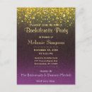 Search for bachelorette party postcards Glitter