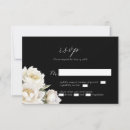 Search for black and white floral invitations Rsvp