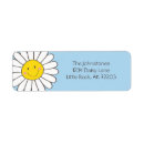 Search for smiling flower return address labels Fun