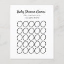 Search for baby shower games flyers Modern