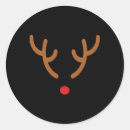 Search for reindeer antlers stickers Red nose