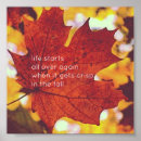 Search for autumn quote posters Leaves