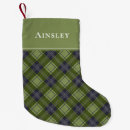 Search for plaid christmas stockings Rustic
