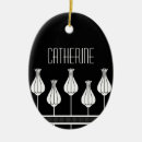 Search for black and white striped christmas tree decorations For her