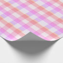 Search for pink plaid wrapping paper Rustic