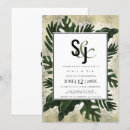 Search for rainforest party invitations Botanical
