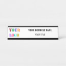 Search for office door with logo name plates Business