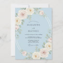 Search for serenity blue wedding invitations Floral