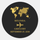 Search for plane wedding stickers Boarding pass