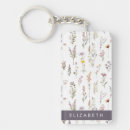 Search for pink leaf rectangular key rings Boho