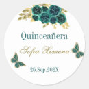 Search for flores stickers Quinceañera
