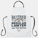 Search for funny lawyer aprons Retirement