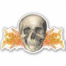 Search for skull with flowers stickers Gothic
