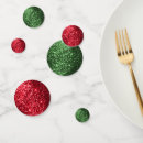 Search for christmas party confetti Green