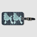 Search for poodle luggage tags Trendy