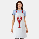 Search for large red aprons Red and white