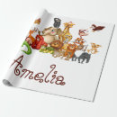 Search for animals wrapping paper Lion