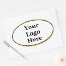 Search for oval gold stickers Business