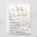 Search for christmas baby boy shower invitations Baby it's cold outside