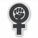 Search for feminist symbol stickers Women