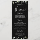 Search for black and silver wedding menus Calligraphy