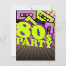 Search for 80s music invitations Tape