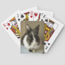 Search for white rabbit playing cards Black and white