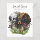 Search for dog with bird postcards Hunter
