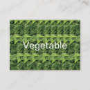Search for vegetable business cards Catering