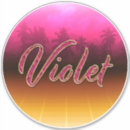 Search for violet name stickers Birthday
