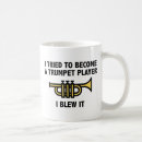 Search for trumpet player mugs Funny