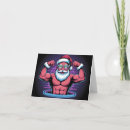 Search for neon christmas cards Santa