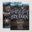 Search for winter wonderland sweet 16 Rustic