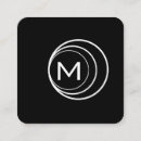 Search for monogram logo business cards Cosmetologist