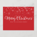 Search for red snowflake postcards Professional