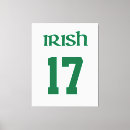 Search for st patricks day canvas prints Green