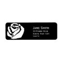Search for white rose return address labels Trendy