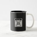 Search for giveaway mugs Qr code