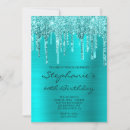 Search for turquoise 60th birthday invitations Blue