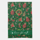 Search for gingerbread man tea towels Green